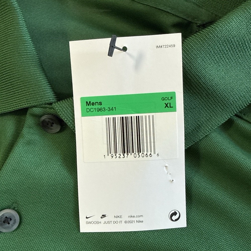 NWT Nike Mens XL Augusta Medical College of Georgia Polo Shirt Green Embroidered - Picture 3 of 8